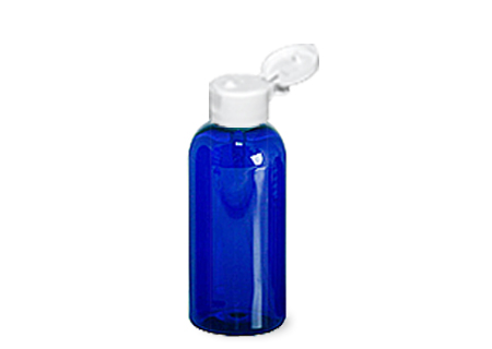 【限定】プラスチックボトル 100ml（ブルー）ワンタッチキャップ